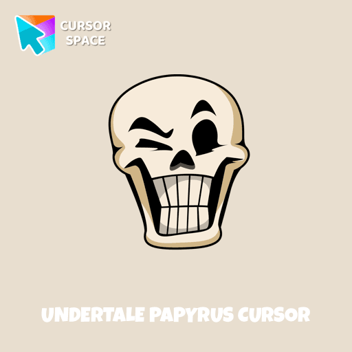 Undertale Papyrus cursor